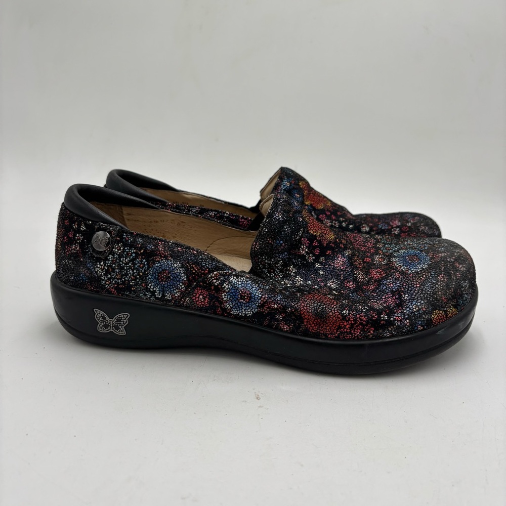 Alegria Women’s 39 Keli Pro Midnight Garden Professional Work Clogs